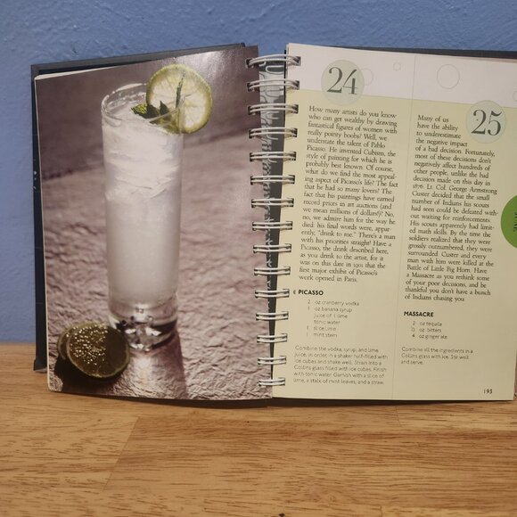 The Daily Cocktail 365 Intoxicating Drinks and Outrageous Events Hard Cover - Picture 7 of 7